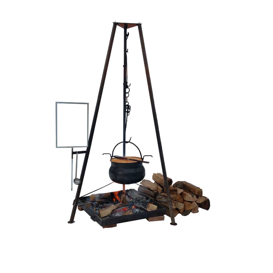 Chaudron avec potence