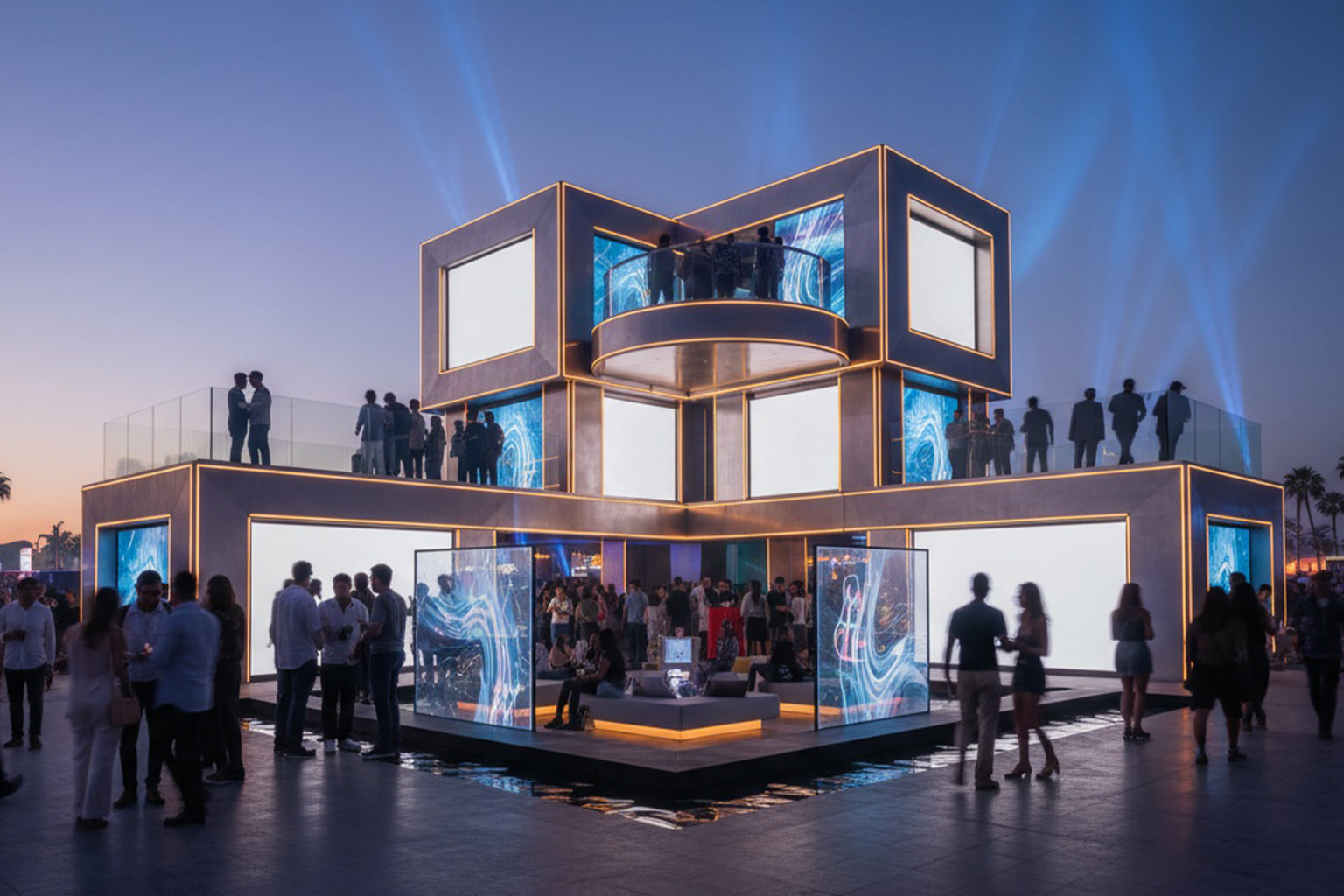 Stand de festival & activation de marque - Molotov